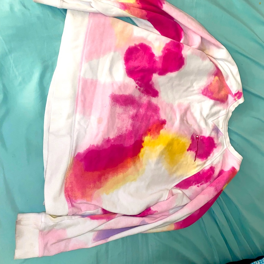 Used Champion Tie Dye Sweater Size 1x